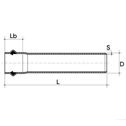 Pressure pipe VDA PN8 Pressure pipe VDA PN8